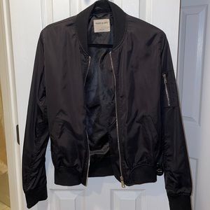 Black Bomber Jacket